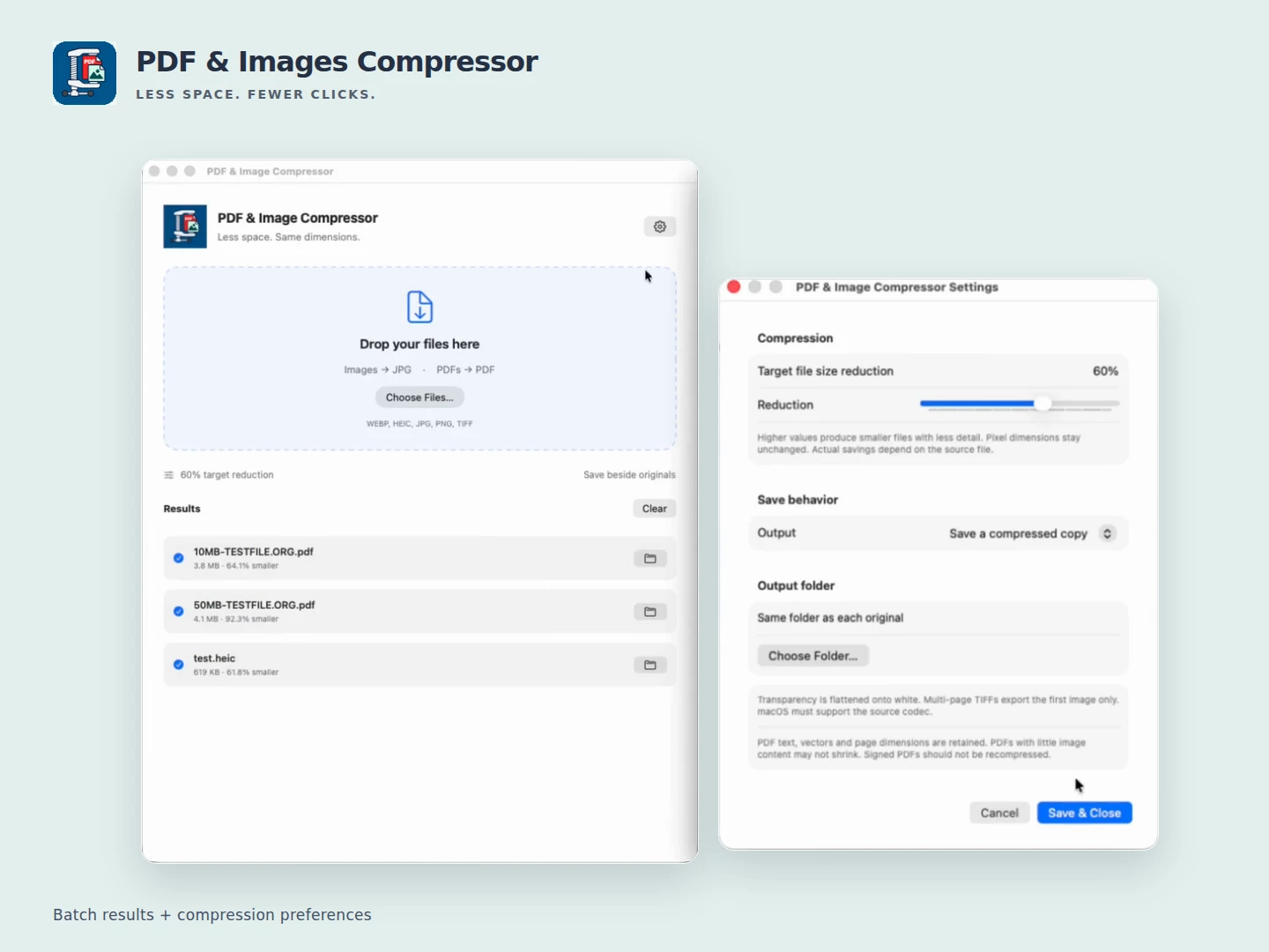 PDF & Images Compressor product preview