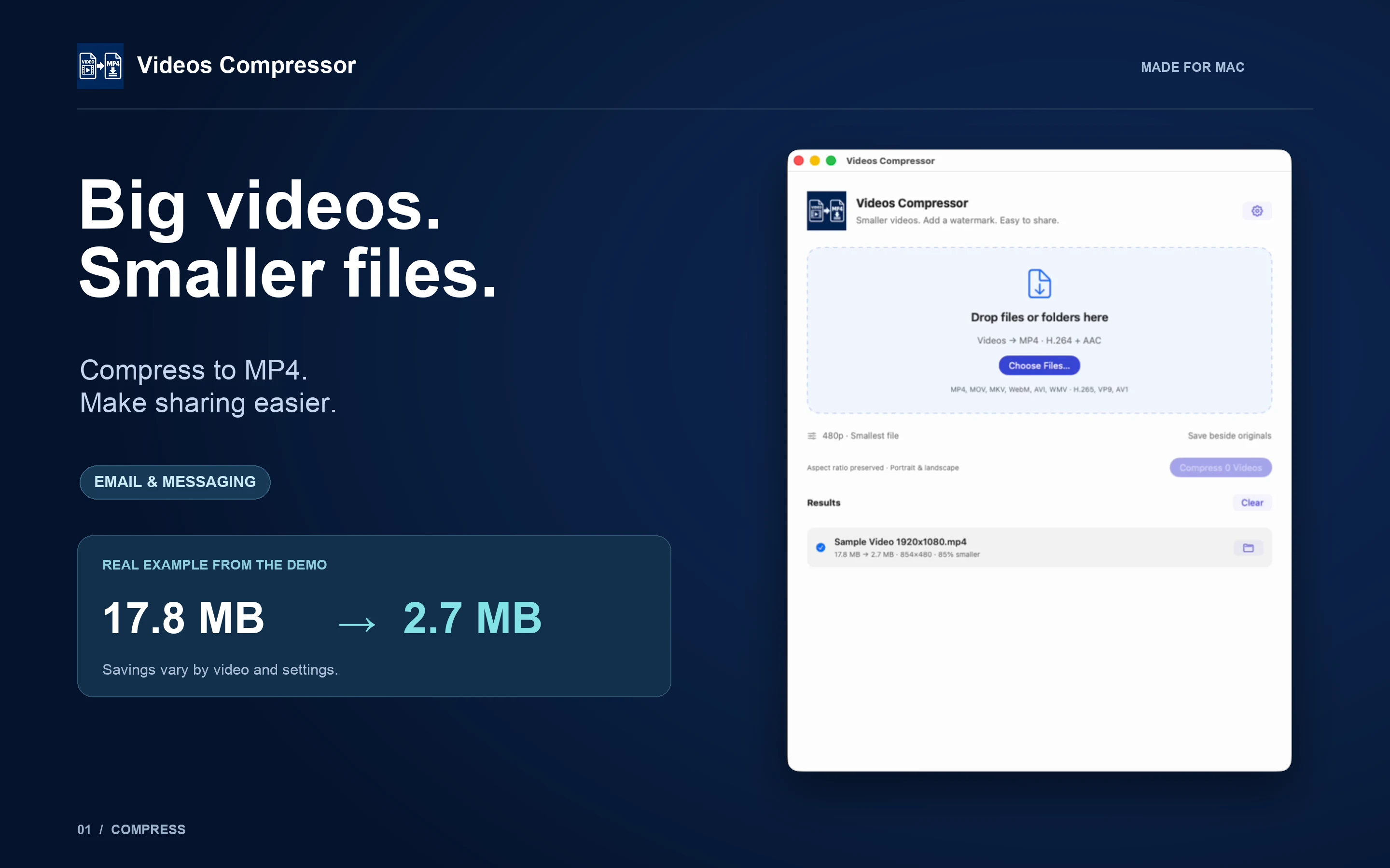 Videos Compressor product preview